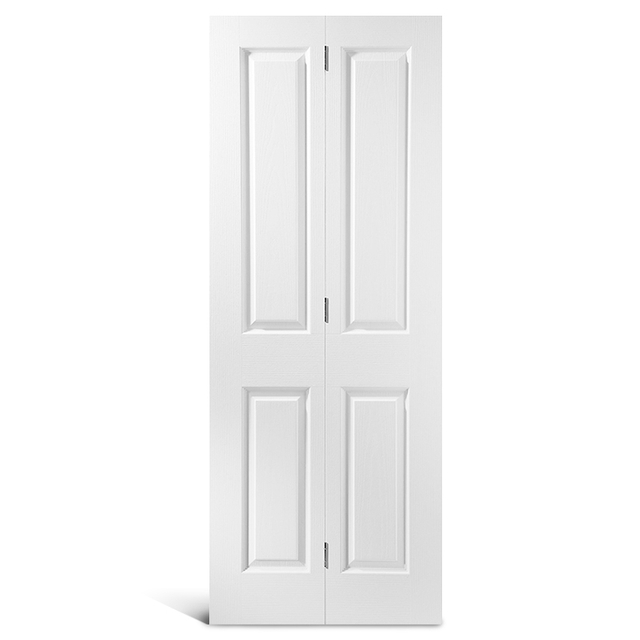 Ușă pliabilă cu grunduire în partea de sus pătrată cu 4 panouri