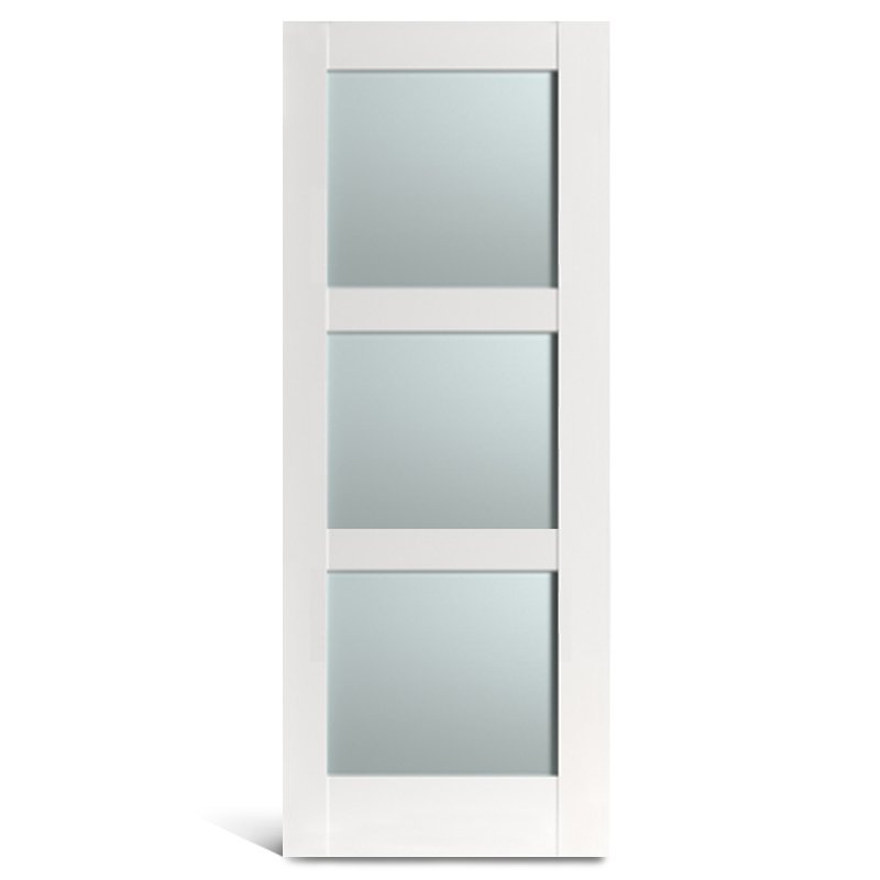 Ușă franceză din sticlă PVC cu 3 lite