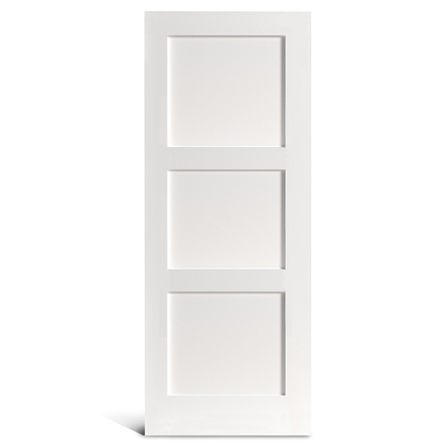 3 pătrat cu panou plat cu ușă Shaker amorsată verticală