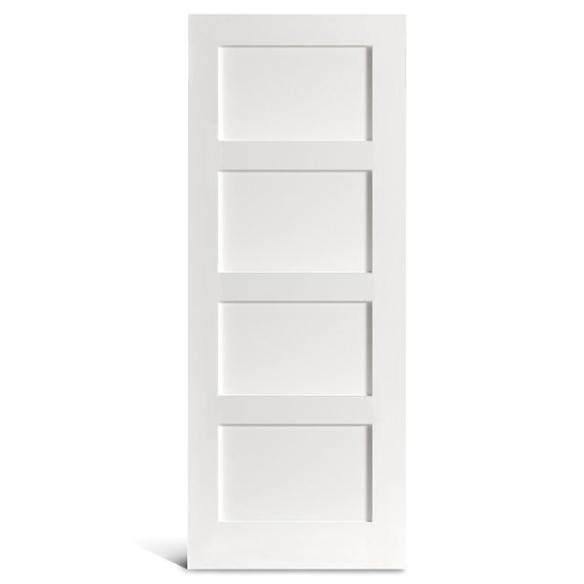 Ușă Shaker cu 4 panouri plate prevopsite