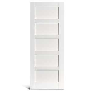 5 Ușă cu panou plat din PVC