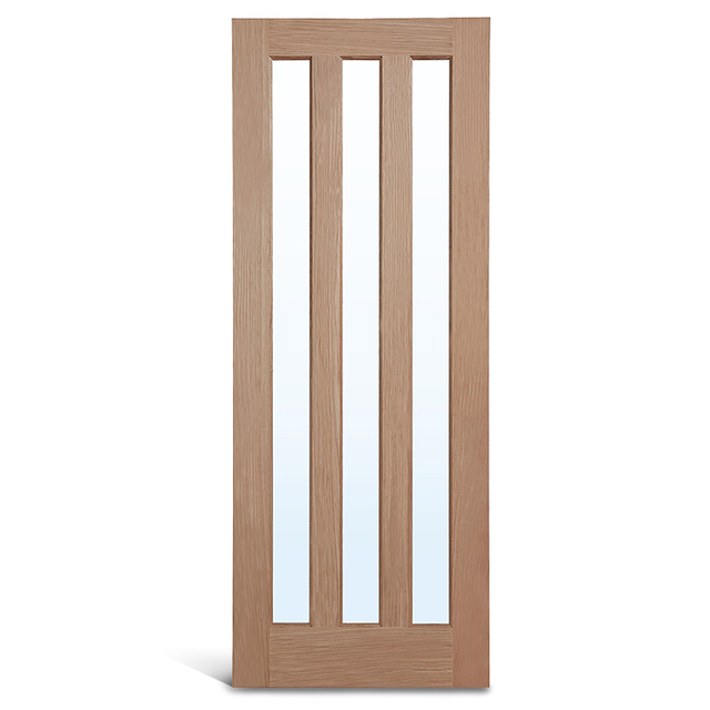 3 panouri stejar sticla usa panou