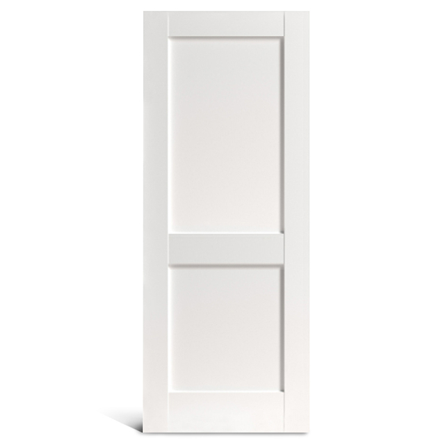 2 usi cu panou plat PVC Shaker