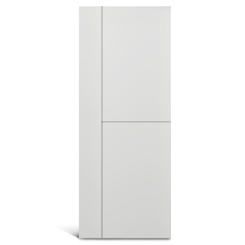 2 panouri egale cu 1 panou vertical ușă turnată din PVC