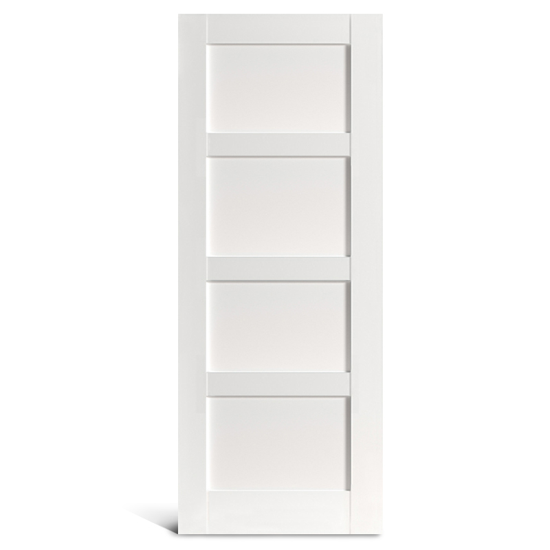 4 Ușă cu panou plat din PVC