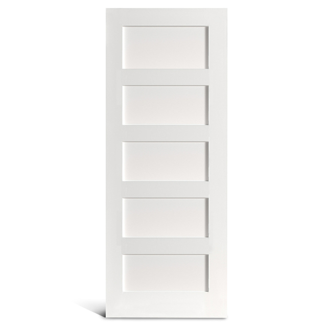 Ușă Shaker cu 5 panouri plate prevopsite