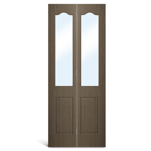 Dulap interioară cu 4 panouri cu arc din sticlă din PVC