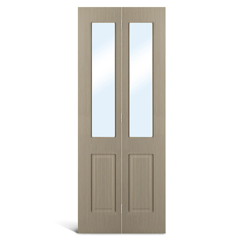 Ușă dublă din PVC din sticlă cu 4 panouri