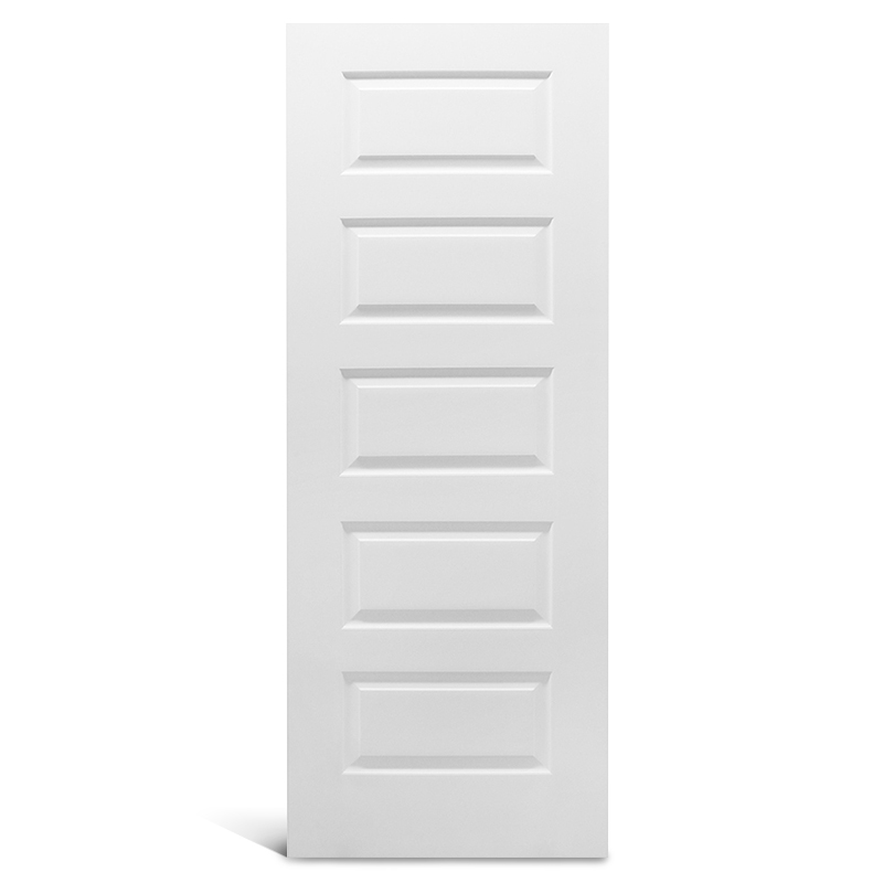 Ușă turnată prevopsită netedă cu 5 panouri