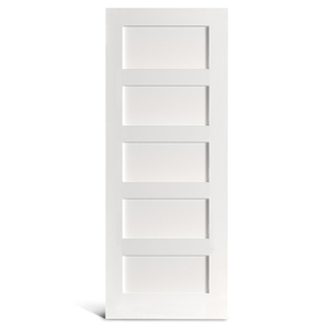 5 Ușă Shaker amorsată cu panou plat