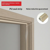 Oupai PVC Ușă din lemn MDF Certificat CE Saso GOST-R