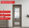 Oupai PVC WPC Ușă impermeabilă Certificat CE Saso