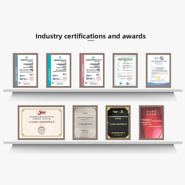 Ușă din lemn MDF vopsit Oupai Certificat CE Saso GOST-R